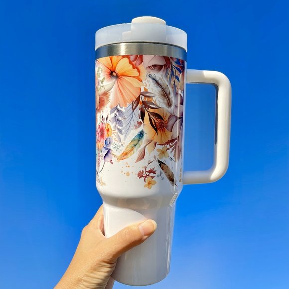 Christmas gift Baby Highland Cow In a Bucket 40 oz Tumbler BRAND NEW Double-wall - Picture 7 of 7